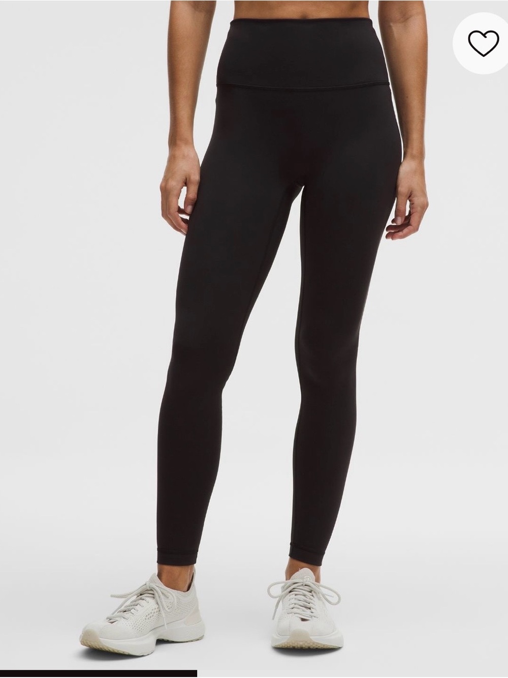 NWT Lululemon HR Black Women's Wunder Under, no line. Size: 6